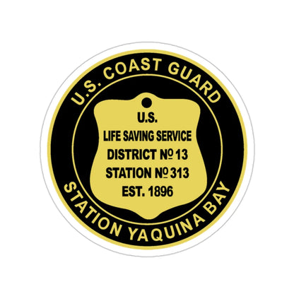 USCG Station Yaquina Bay (U.S. Coast Guard) STICKER Vinyl Die-Cut Decal 2 Inch - The Sticker Space