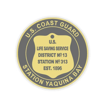 USCG Station Yaquina Bay (U.S. Coast Guard) STICKER Vinyl Kiss-Cut Decal - The Sticker Space