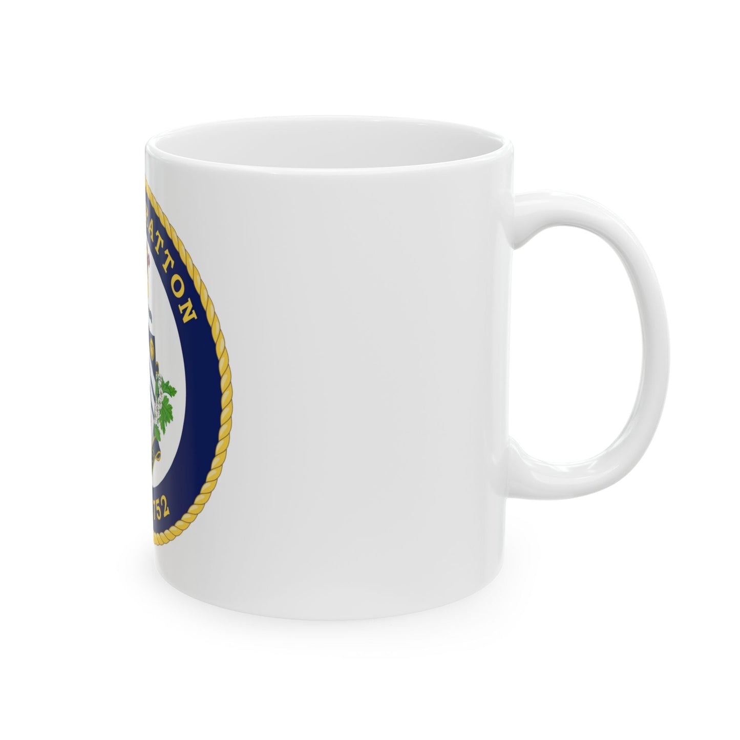 USCG Stratton WMSL 752 (U.S. Coast Guard) White Coffee Mug