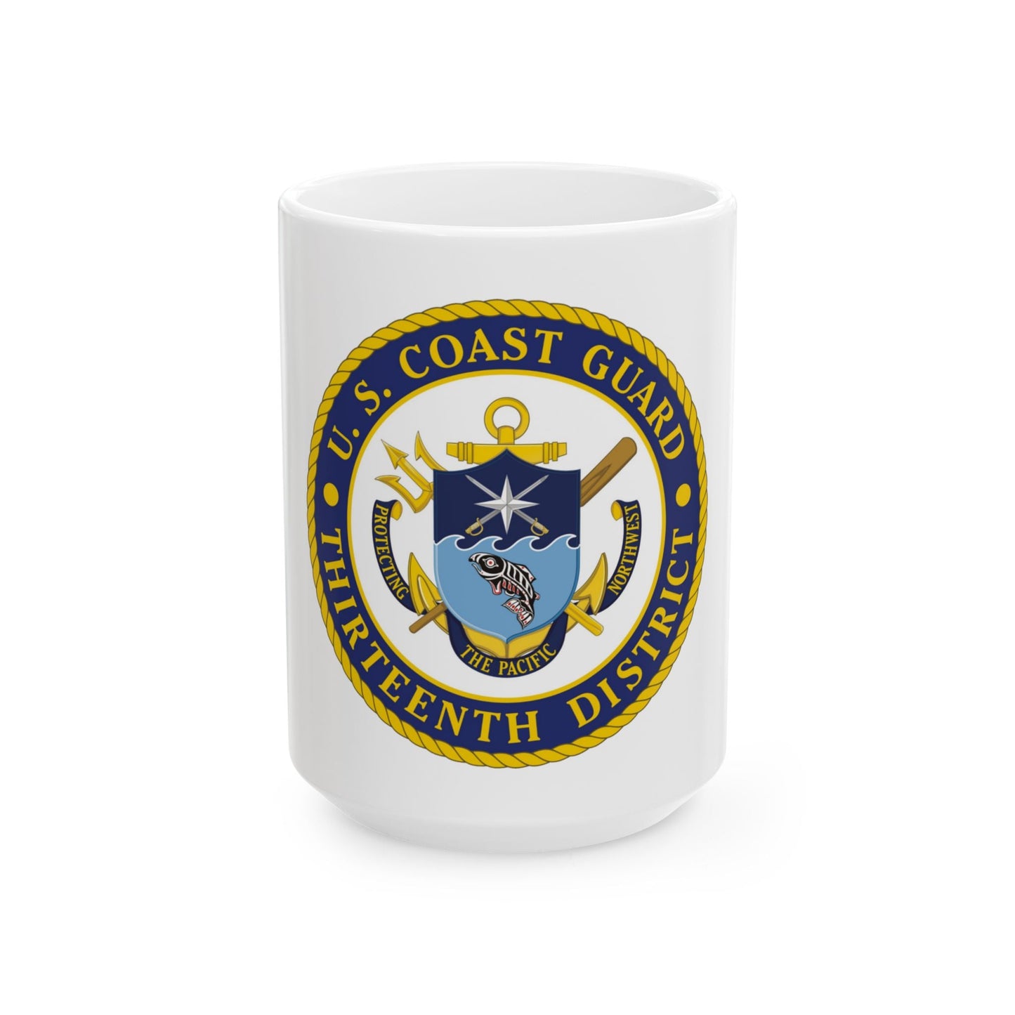 USCG Thirteenth District (U.S. Coast Guard) White Coffee Mug