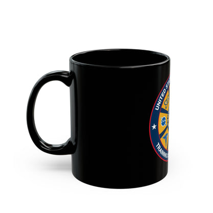 USCG Training Center Petaluma (U.S. Coast Guard) Black Coffee Mug-The Sticker Space