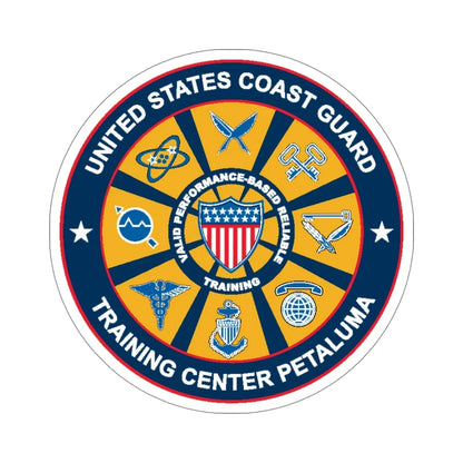 USCG Training Center Petaluma (U.S. Coast Guard) STICKER Vinyl Die-Cut Decal 5 Inch - The Sticker Space
