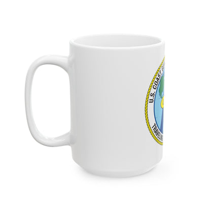 USCG Washington DC Traveling Inspection Staff (U.S. Coast Guard) White Coffee Mug-The Sticker Space