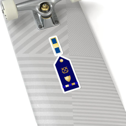 USCG WO1 insignia (United States) (Military Rank) STICKER Vinyl Kiss-Cut Decal - The Sticker Space