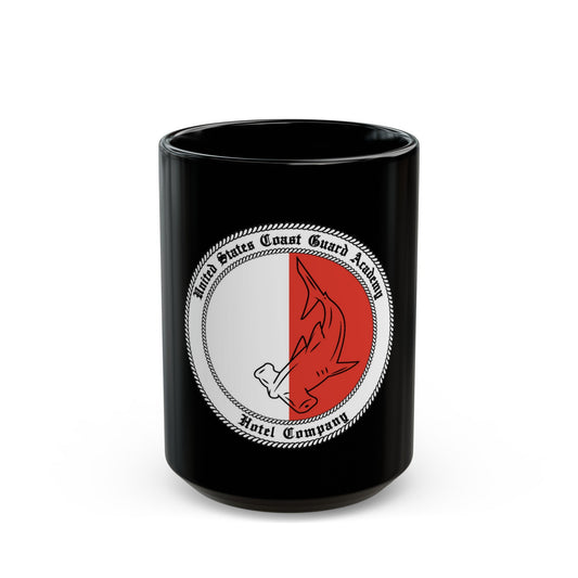 USCGA Hotel Co Hammerhead (U.S. Coast Guard) Black Coffee Mug-15oz-The Sticker Space