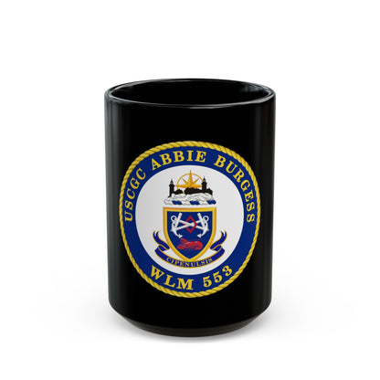 USCGC Abbie Burgess WLM 553 (U.S. Coast Guard) Black Coffee Mug-15oz-The Sticker Space