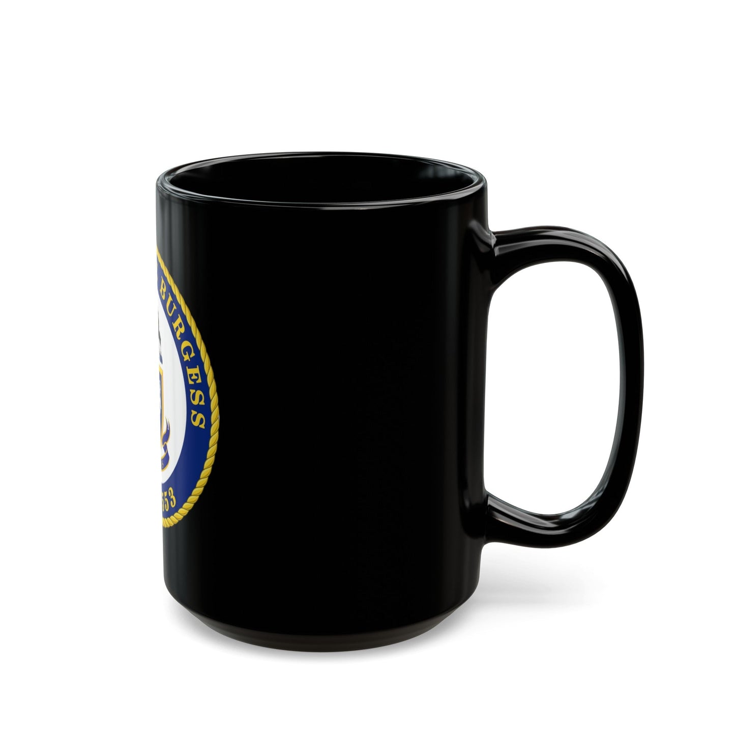 USCGC Abbie Burgess WLM 553 (U.S. Coast Guard) Black Coffee Mug-The Sticker Space