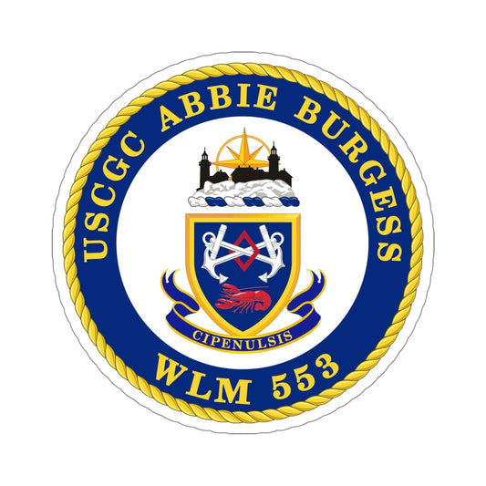 USCGC Abbie Burgess WLM 553 (U.S. Coast Guard) STICKER Vinyl Die-Cut Decal-6 Inch-The Sticker Space