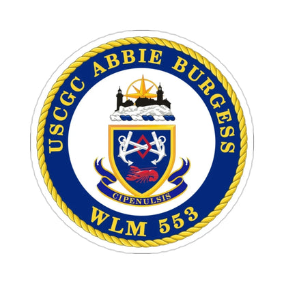 USCGC Abbie Burgess WLM 553 (U.S. Coast Guard) STICKER Vinyl Die-Cut Decal 2 Inch - The Sticker Space