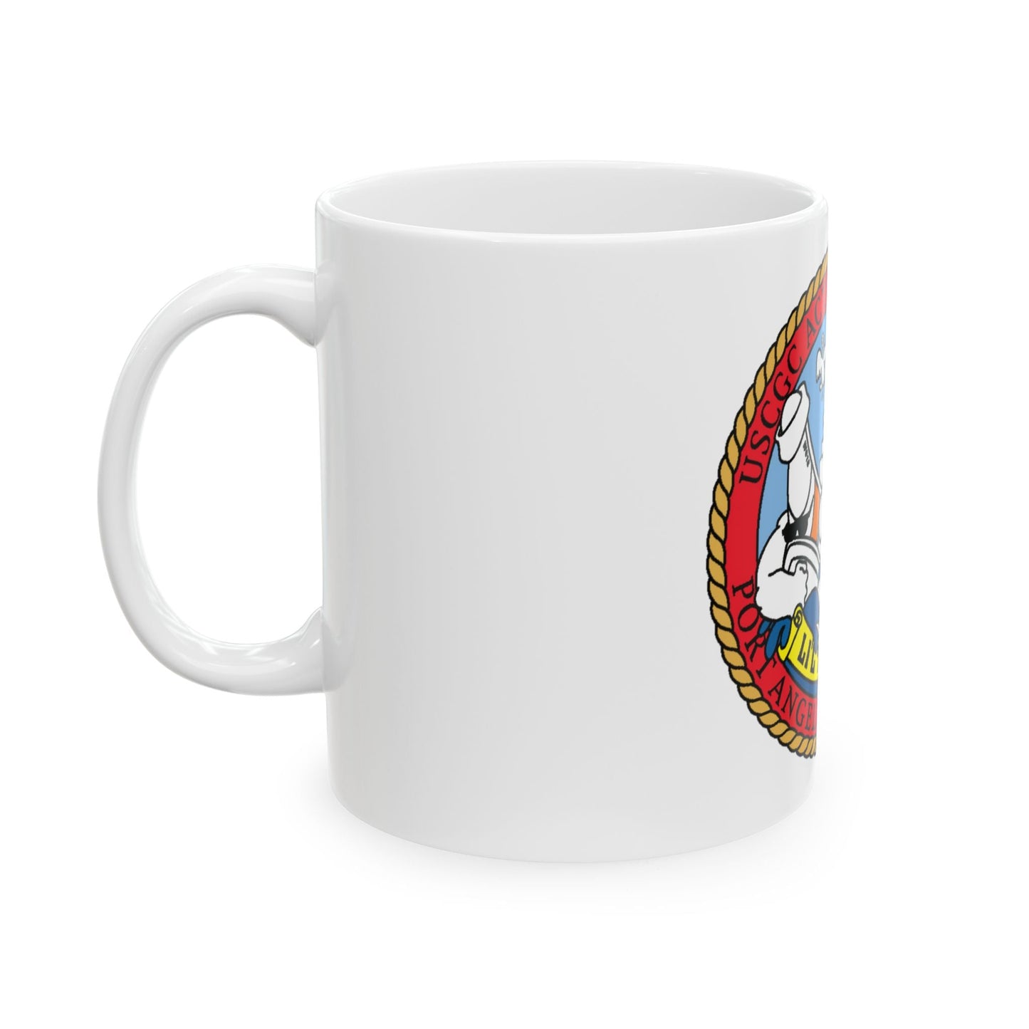 USCGC Active WMEC 618 Little Tough Guy (U.S. Coast Guard) White Coffee Mug