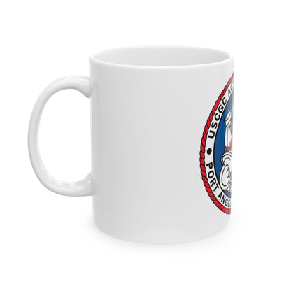 USCGC Active WMEC 618 Port Angeles WA (U.S. Coast Guard) White Coffee Mug