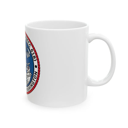 USCGC Active WMEC 618 Port Angeles WA (U.S. Coast Guard) White Coffee Mug