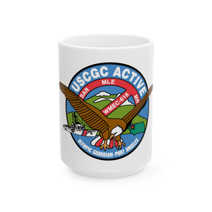 USCGC Active WMEC 618 (U.S. Coast Guard) White Coffee Mug