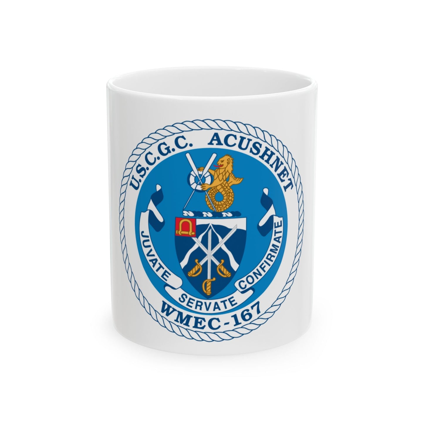 USCGC Acushnet WMEC 167 (U.S. Coast Guard) White Coffee Mug