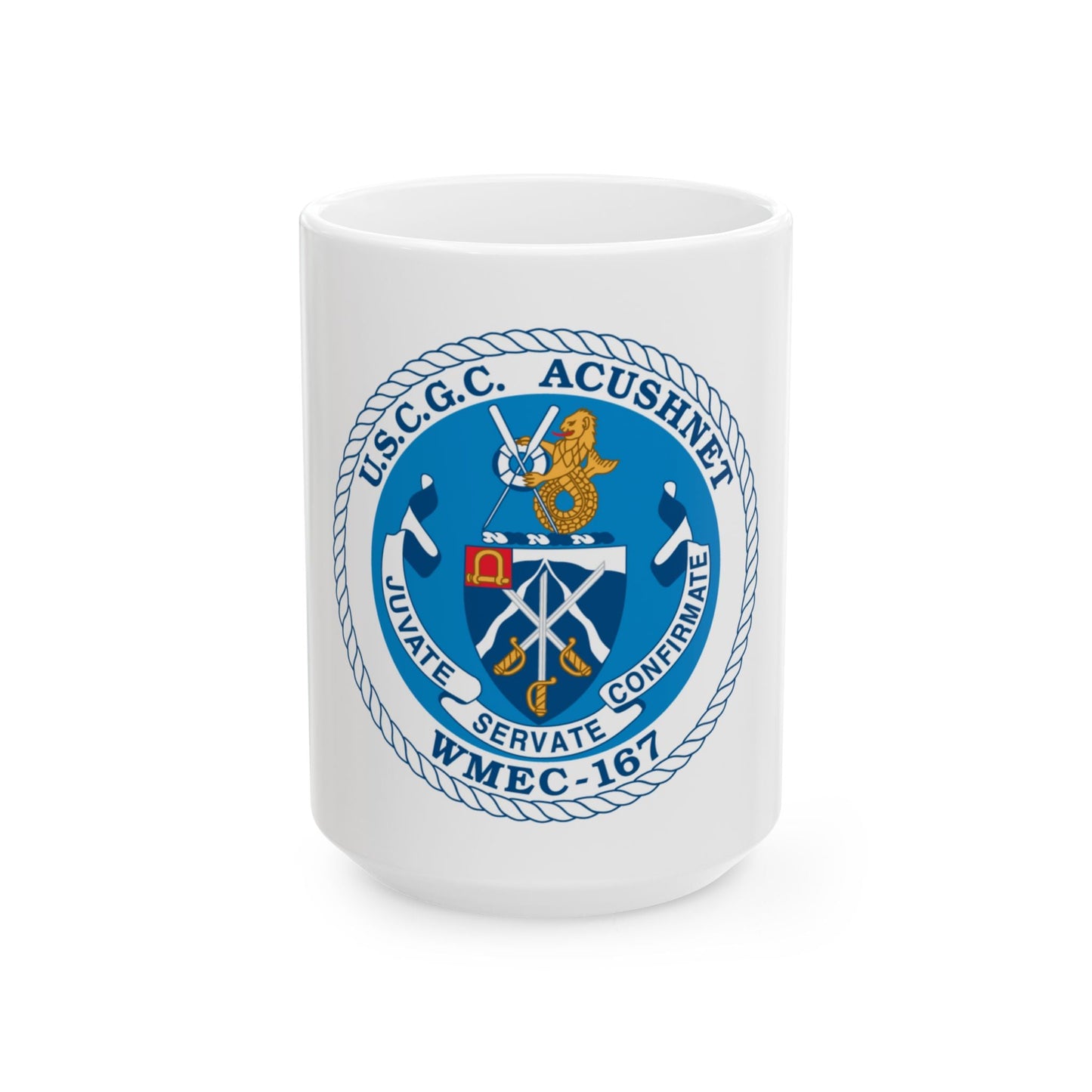 USCGC Acushnet WMEC 167 (U.S. Coast Guard) White Coffee Mug