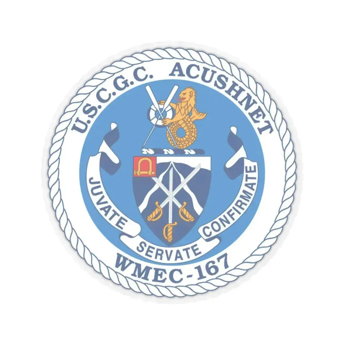 USCGC Acushnet WMEC 167 (U.S. Coast Guard) STICKER Vinyl Kiss-Cut Decal - The Sticker Space