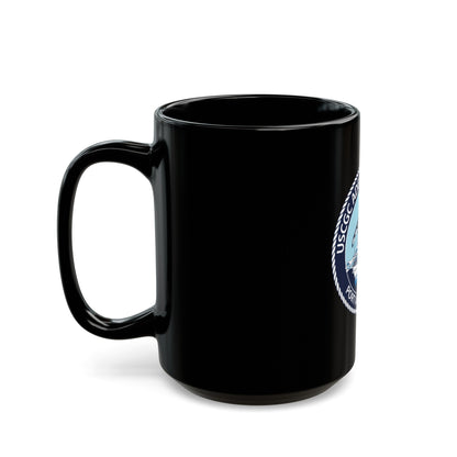 USCGC Adelie (U.S. Coast Guard) Black Coffee Mug-The Sticker Space