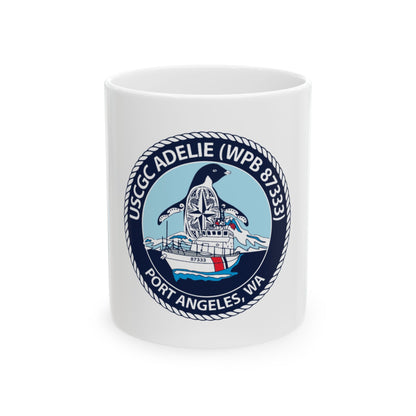 USCGC Adelie (U.S. Coast Guard) White Coffee Mug