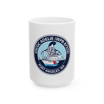 USCGC Adelie (U.S. Coast Guard) White Coffee Mug