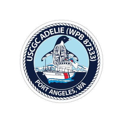 USCGC Adelie (U.S. Coast Guard) STICKER Vinyl Die-Cut Decal 3 Inch - The Sticker Space