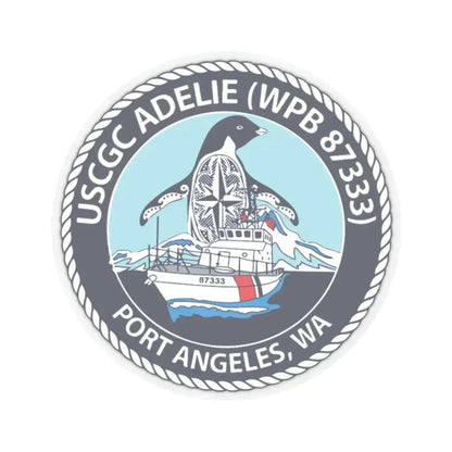 USCGC Adelie (U.S. Coast Guard) STICKER Vinyl Kiss-Cut Decal - The Sticker Space