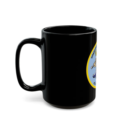 USCGC Air Station St Petersburg FLA (U.S. Coast Guard) Black Coffee Mug-The Sticker Space