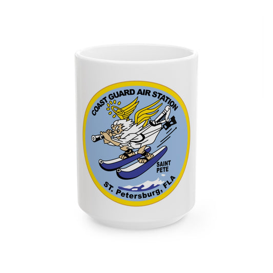 USCGC Air Station St Petersburg FLA (U.S. Coast Guard) White Coffee Mug-15oz-The Sticker Space