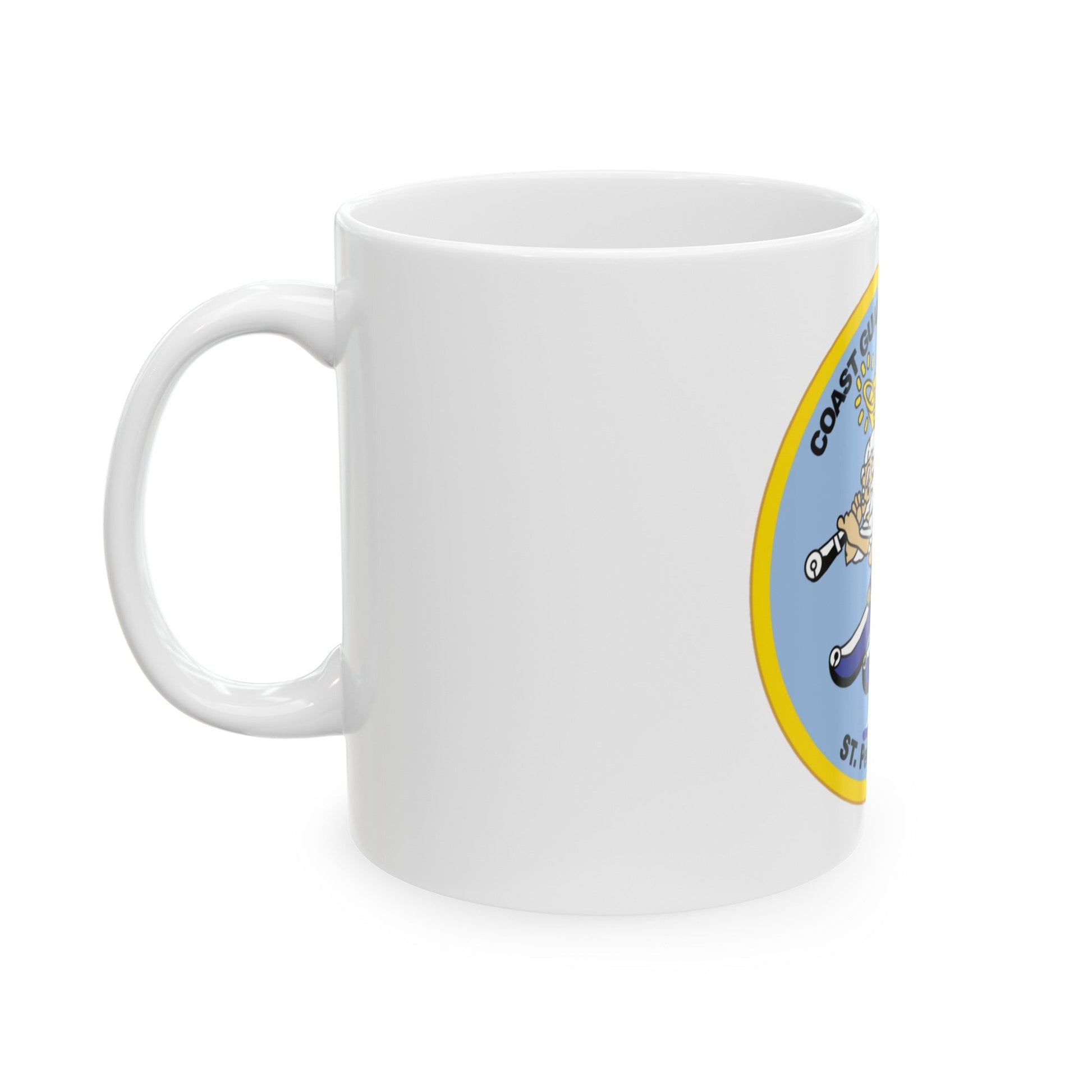 USCGC Air Station St Petersburg FLA (U.S. Coast Guard) White Coffee Mug-The Sticker Space