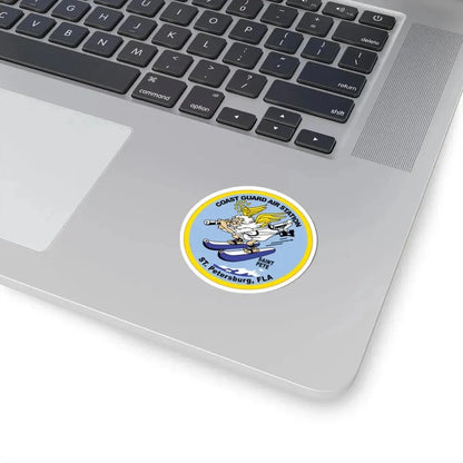 USCGC Air Station St Petersburg FLA (U.S. Coast Guard) STICKER Vinyl Kiss-Cut Decal - The Sticker Space