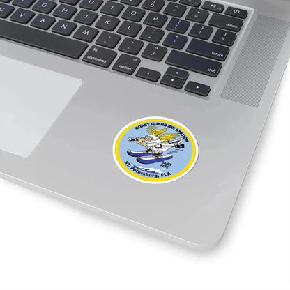 USCGC Air Station St Petersburg FLA (U.S. Coast Guard) STICKER Vinyl Kiss-Cut Decal - The Sticker Space