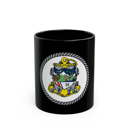 USCGC Alex Haley 39 (U.S. Coast Guard) Black Coffee Mug-11oz-The Sticker Space