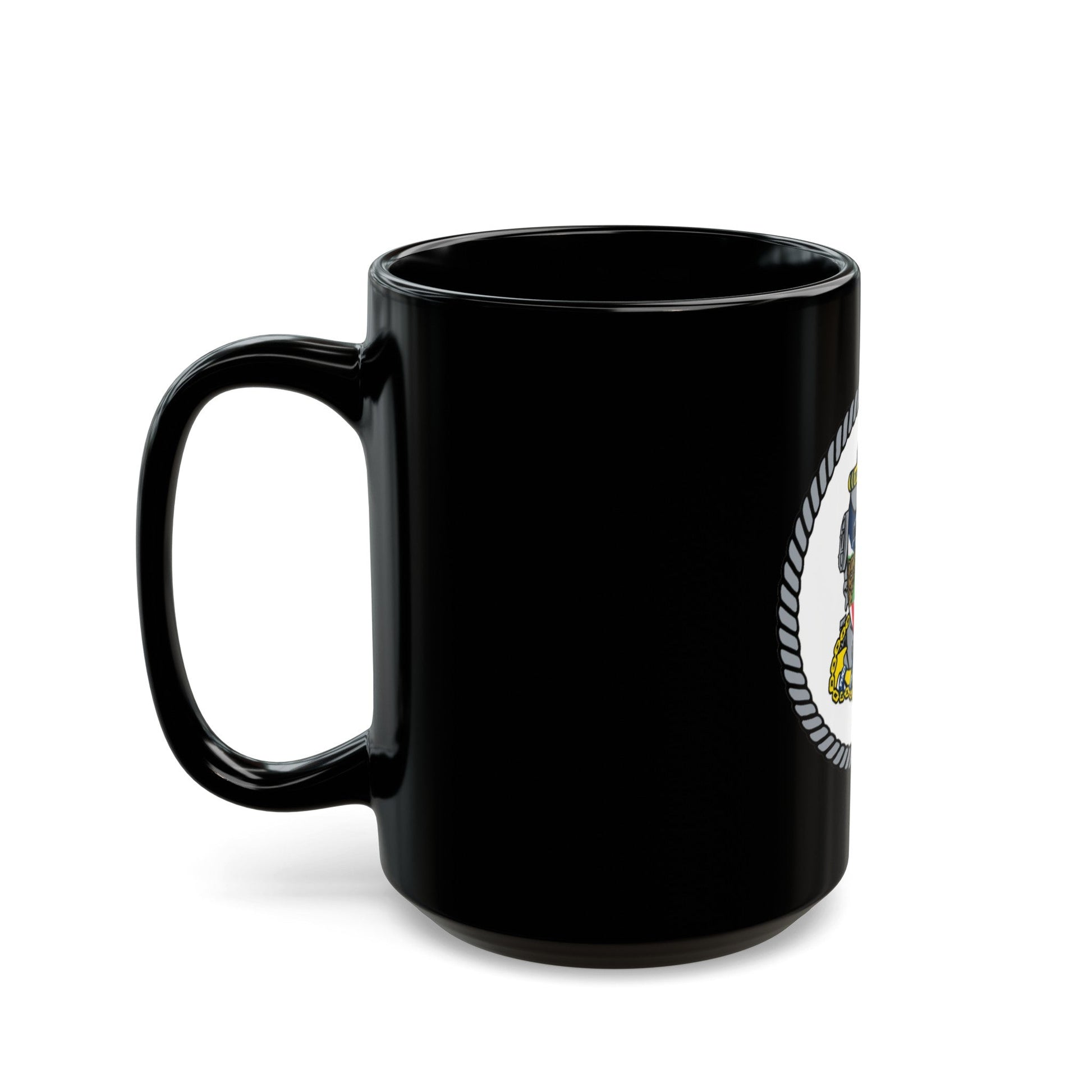 USCGC Alex Haley 39 (U.S. Coast Guard) Black Coffee Mug-The Sticker Space