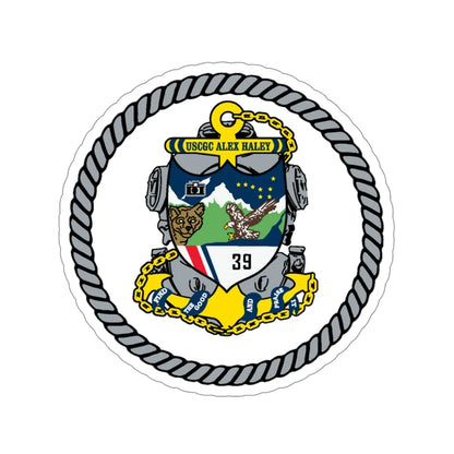 USCGC Alex Haley 39 (U.S. Coast Guard) STICKER Vinyl Die-Cut Decal 5 Inch - The Sticker Space