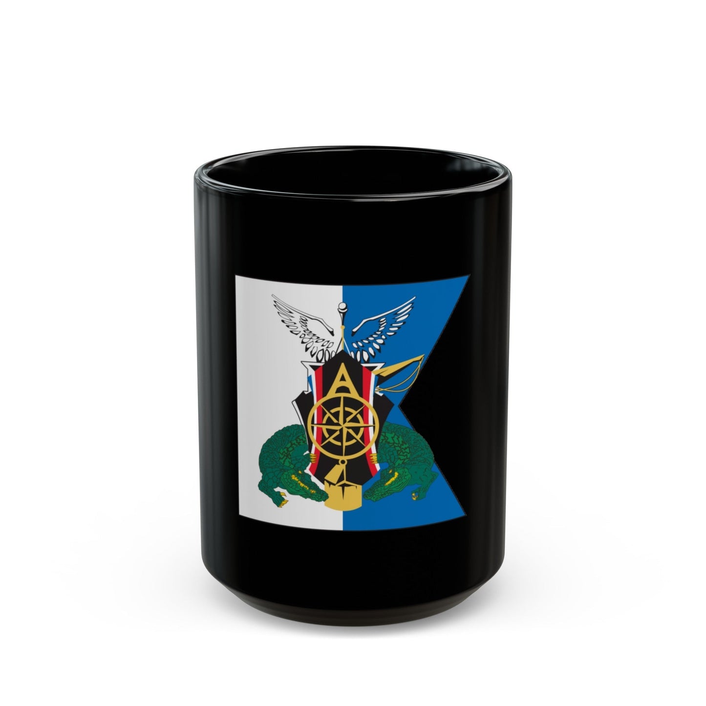 USCGC Alfa Crest (U.S. Coast Guard) Black Coffee Mug-15oz-The Sticker Space