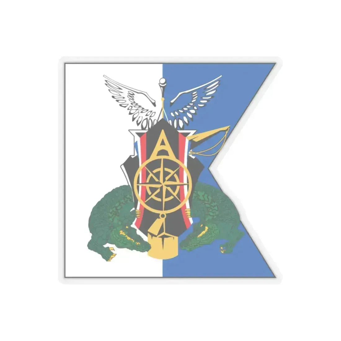 USCGC Alfa Crest (U.S. Coast Guard) STICKER Vinyl Kiss-Cut Decal 4 Inch Transparent - The Sticker Space