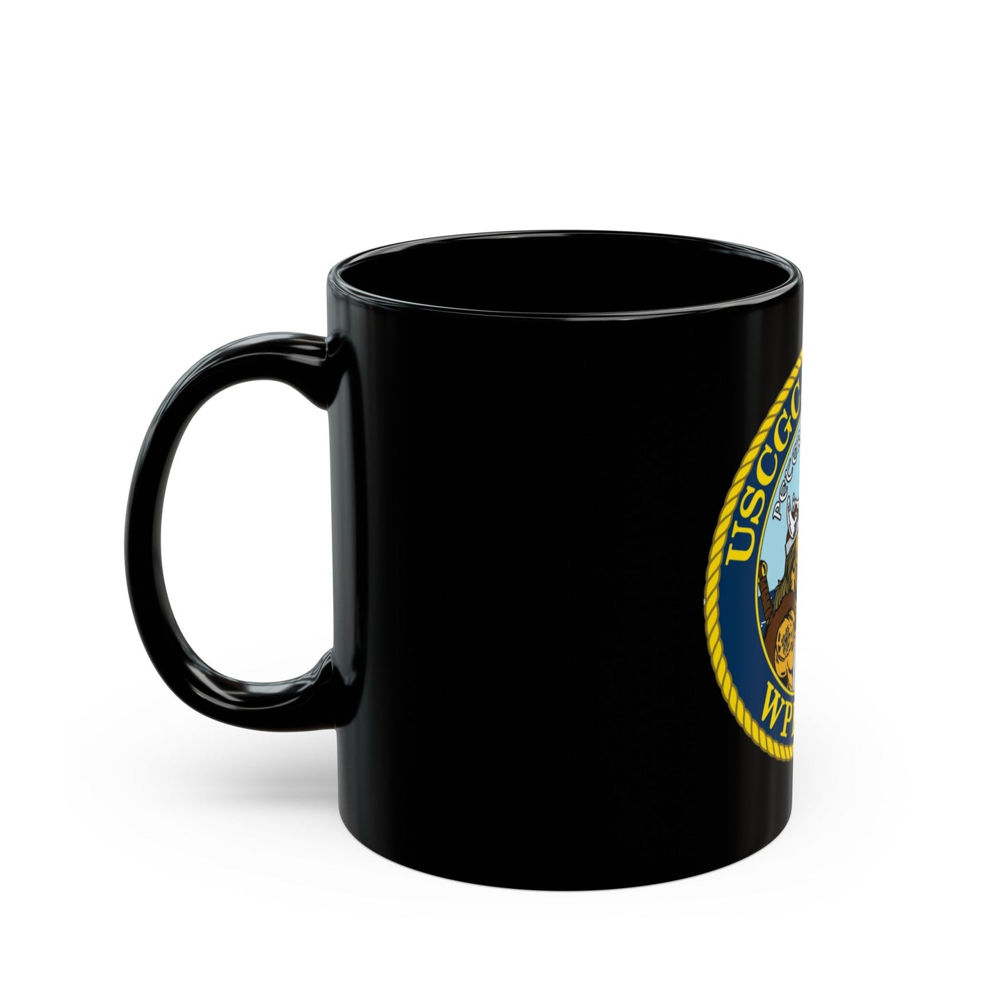 USCGC Anacapa WPB 1335 Petersburg AK (U.S. Coast Guard) Black Coffee Mug-The Sticker Space