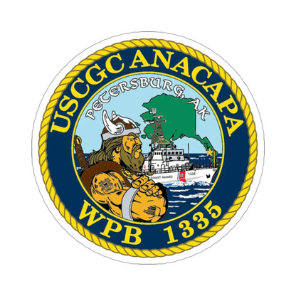 USCGC Anacapa WPB 1335 Petersburg AK (U.S. Coast Guard) STICKER Vinyl Die-Cut Decal 3 Inch - The Sticker Space