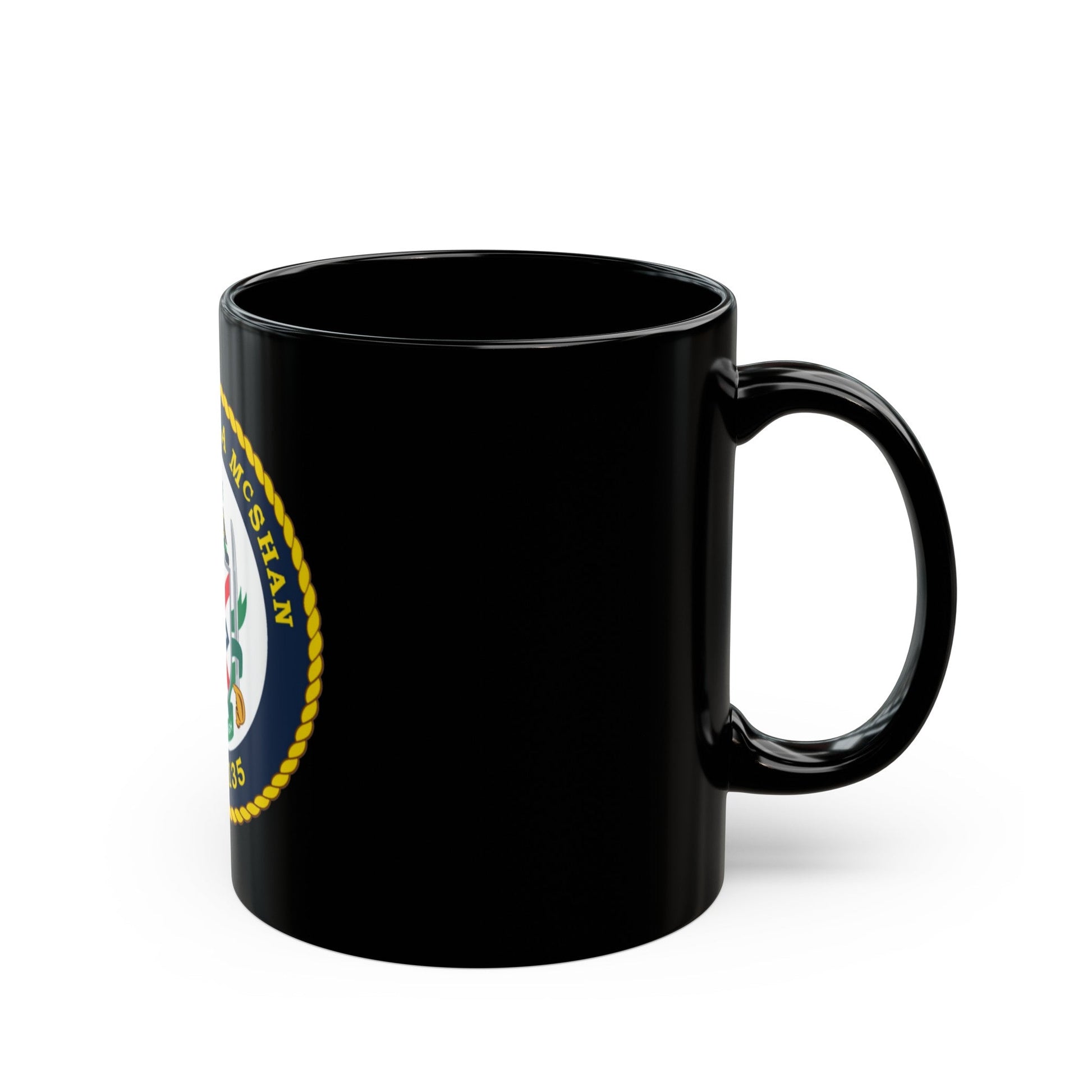 USCGC ANGELA McSHAN WPC 1135 (U.S. Coast Guard) Black Coffee Mug-The Sticker Space