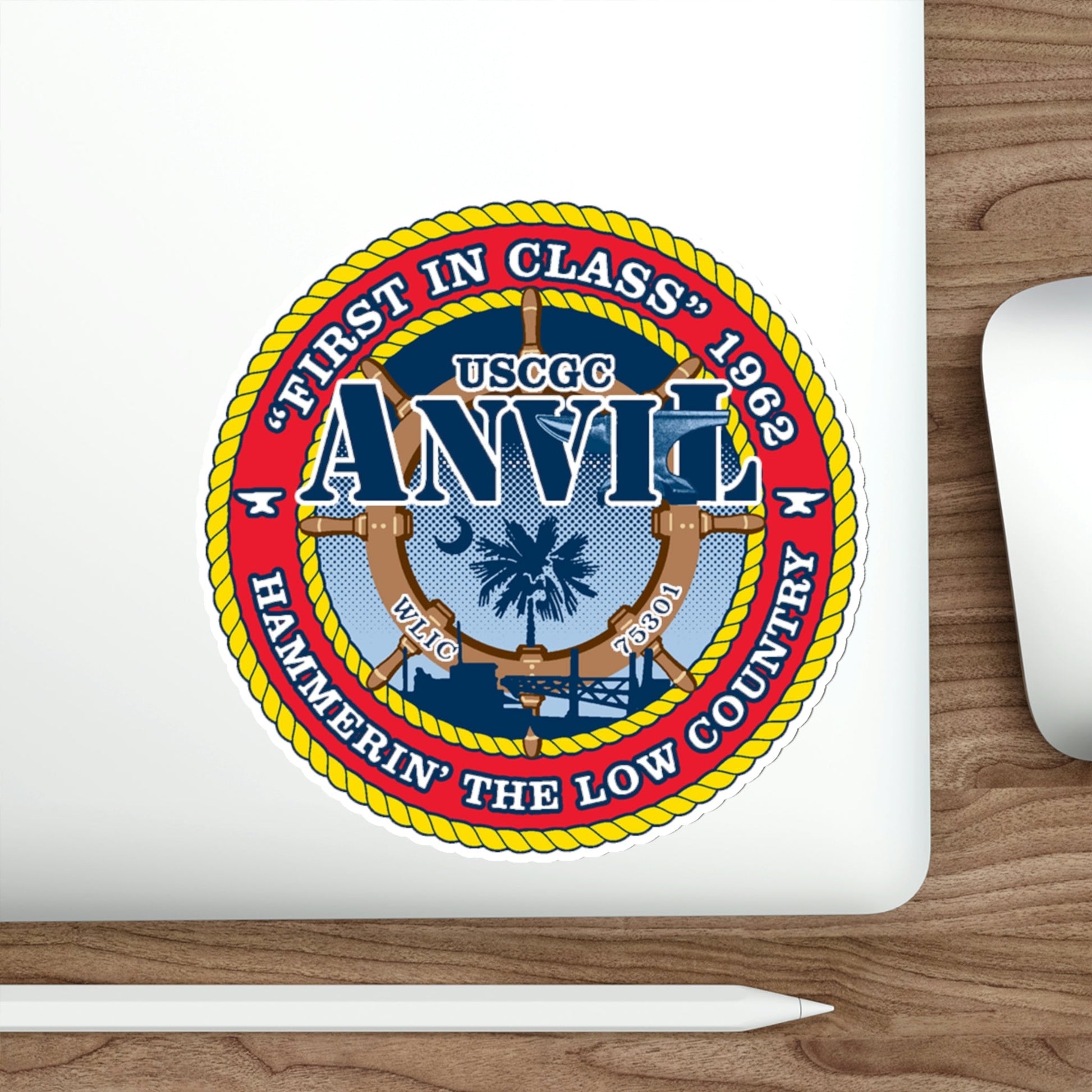 USCGC Anvil WLIC 75301 (U.S. Coast Guard) STICKER Vinyl Die-Cut Decal-The Sticker Space