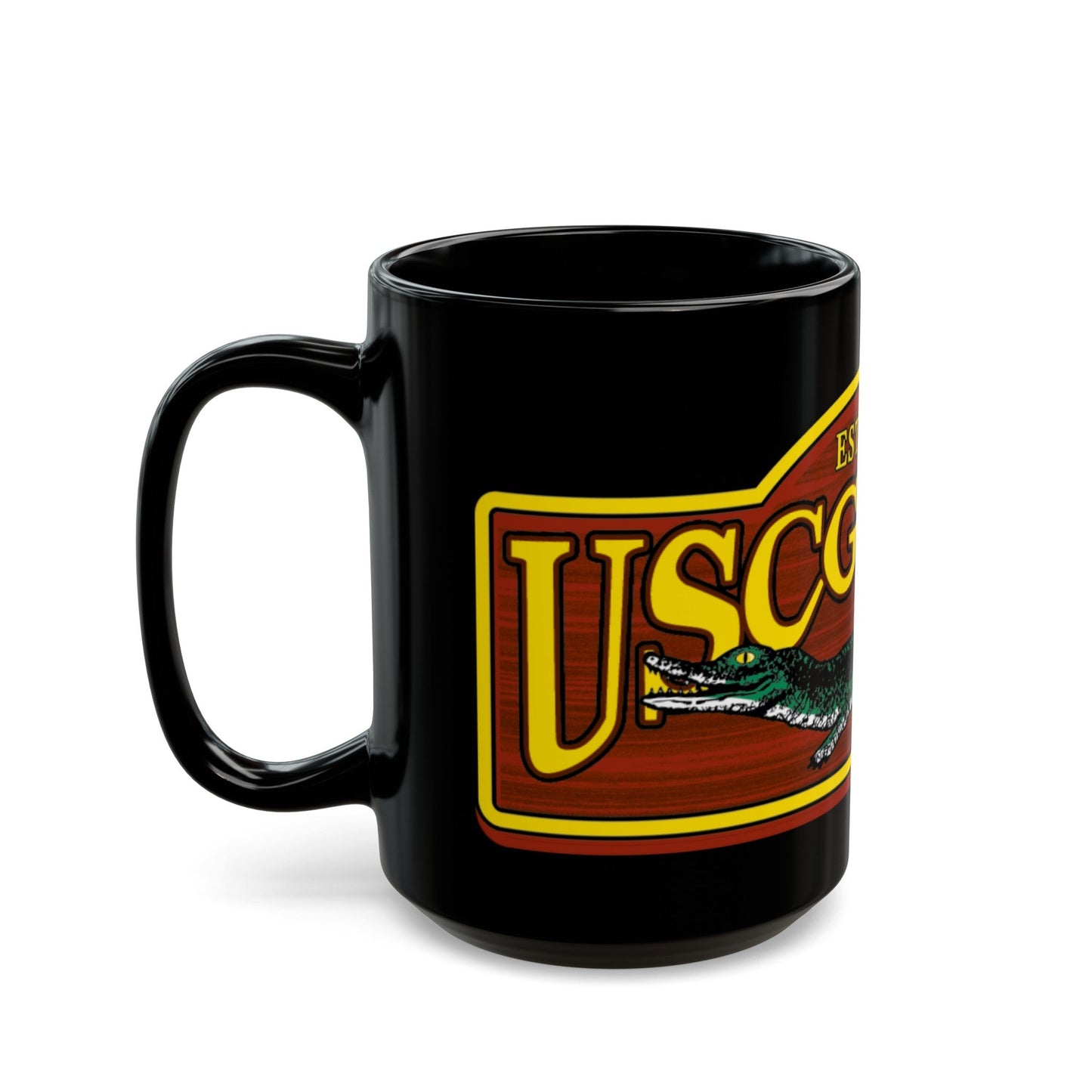 USCGC Axe (U.S. Coast Guard) Black Coffee Mug-The Sticker Space