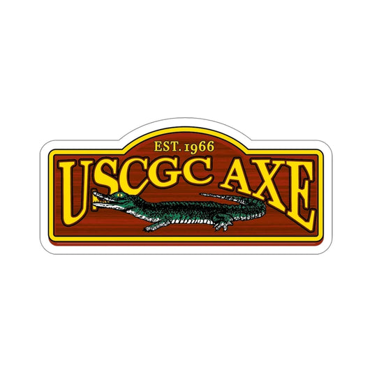 USCGC Axe (U.S. Coast Guard) STICKER Vinyl Die-Cut Decal 6 Inch - The Sticker Space