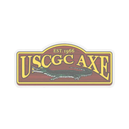 USCGC Axe (U.S. Coast Guard) STICKER Vinyl Kiss-Cut Decal 2 Inch Transparent - The Sticker Space