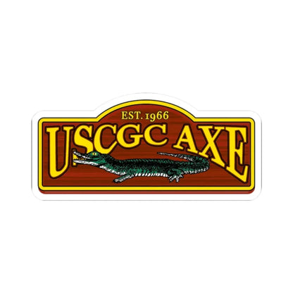 USCGC Axe (U.S. Coast Guard) STICKER Vinyl Kiss-Cut Decal 2 Inch White - The Sticker Space