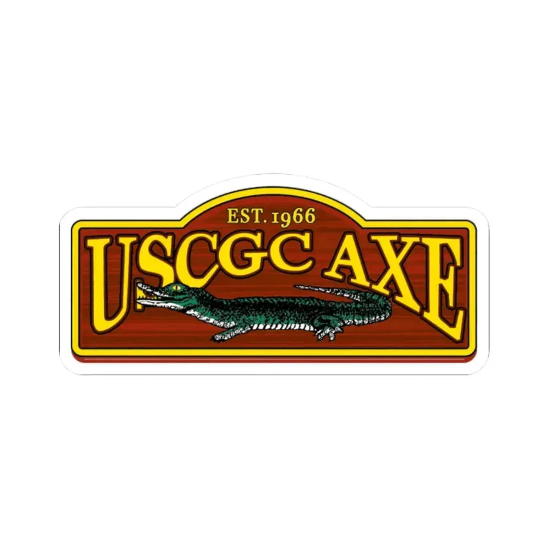 USCGC Axe (U.S. Coast Guard) STICKER Vinyl Kiss-Cut Decal 2 Inch White - The Sticker Space