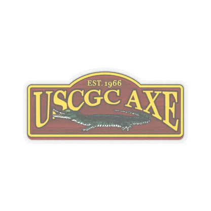 USCGC Axe (U.S. Coast Guard) STICKER Vinyl Kiss-Cut Decal 3 Inch Transparent - The Sticker Space