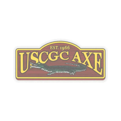 USCGC Axe (U.S. Coast Guard) STICKER Vinyl Kiss-Cut Decal 3 Inch Transparent - The Sticker Space