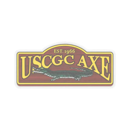 USCGC Axe (U.S. Coast Guard) STICKER Vinyl Kiss-Cut Decal 4 Inch Transparent - The Sticker Space