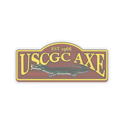 USCGC Axe (U.S. Coast Guard) STICKER Vinyl Kiss-Cut Decal 6 Inch Transparent - The Sticker Space