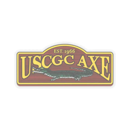 USCGC Axe (U.S. Coast Guard) STICKER Vinyl Kiss-Cut Decal 6 Inch Transparent - The Sticker Space