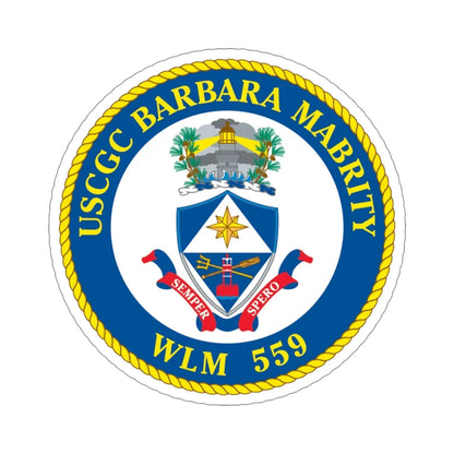USCGC Barbara Mabrity WLM 559 (U.S. Coast Guard) STICKER Vinyl Die-Cut Decal 6 Inch - The Sticker Space